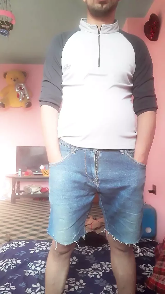 Hot dad masturbating hard