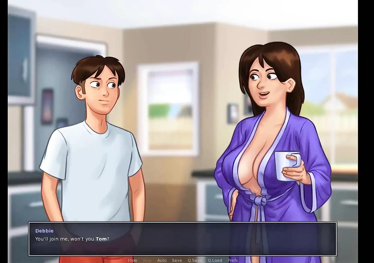 Summertime saga: hot MILF and her milk ep 57
