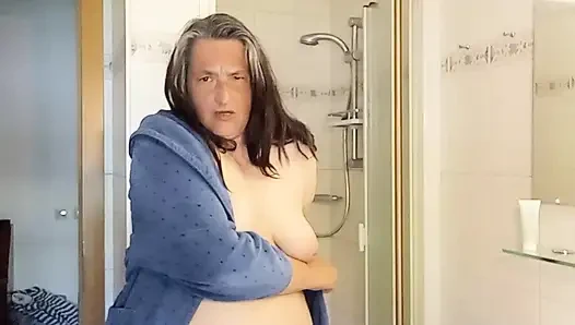 Shower on. Excuses off. Mature German