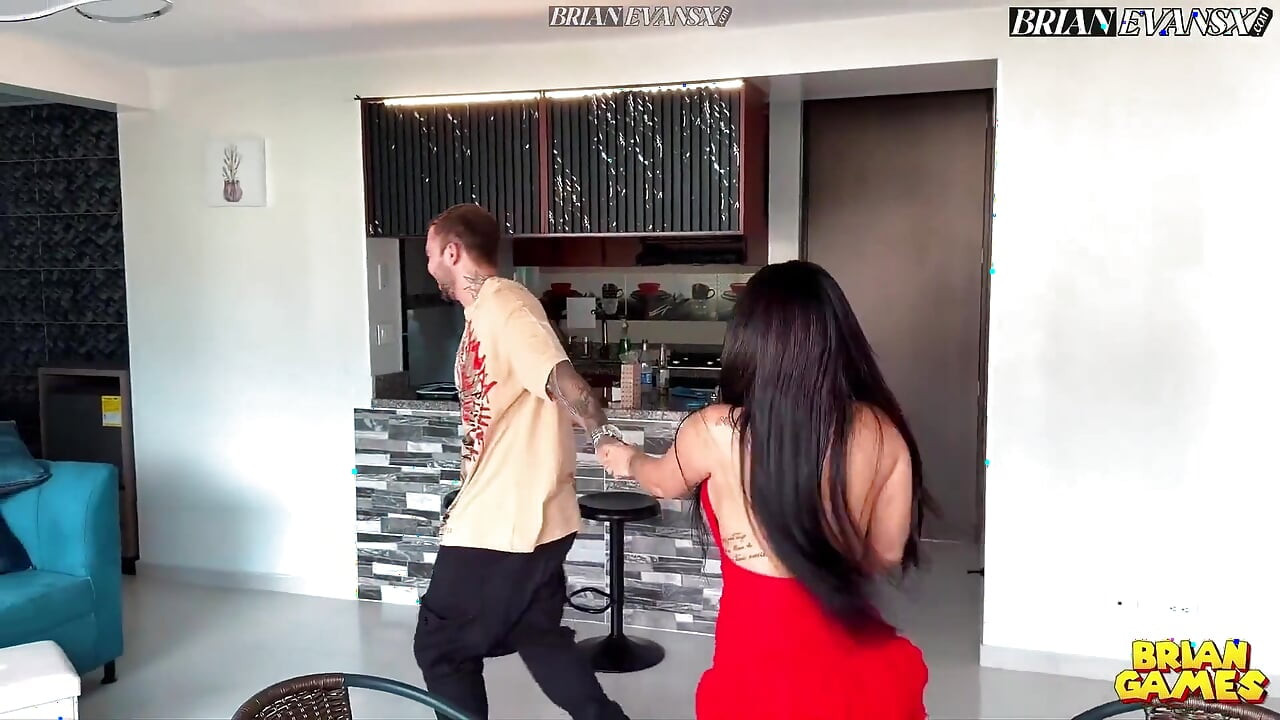 Petite Busty Latina Alejandra Palacios Has Sex by Losing a Game with Her Round Ass - Brian Evansx