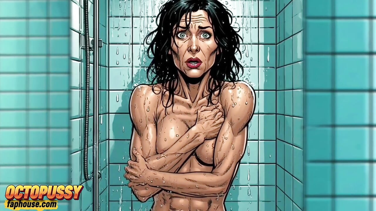 Horny 45-year-old Mommy in the Shower