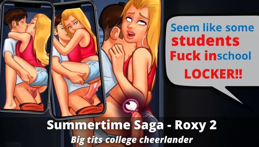 “嘿！别再他妈的躲在大学更衣室里了！” - Summertime saga - roxy 2