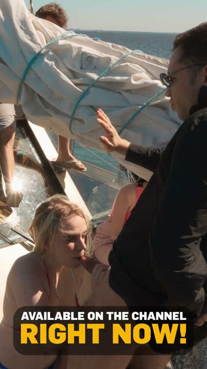 Will this blonde with big boobs cheat on her boyfriend for money?