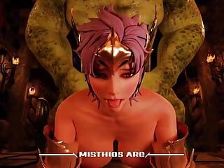 Misthios Arc hot 3d sex hentai compilação - 38
