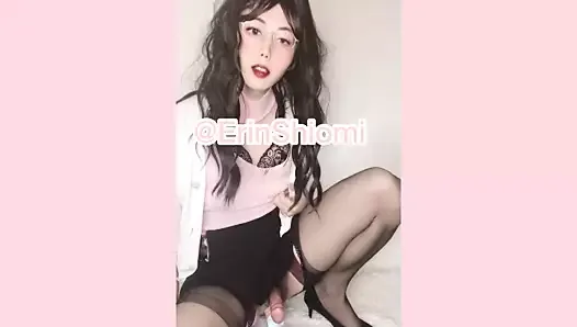 Sissy sexy ErinShiomi cum with SEX tools I add friends Who leave comments
