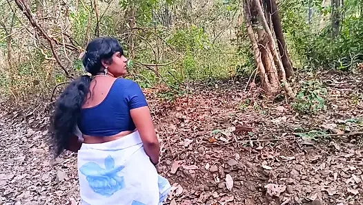 Desi Outdoor Jungle Fuck. Stepmom and Stepson Hardcore Fucking in Forest. Telugu Dirty Talks.