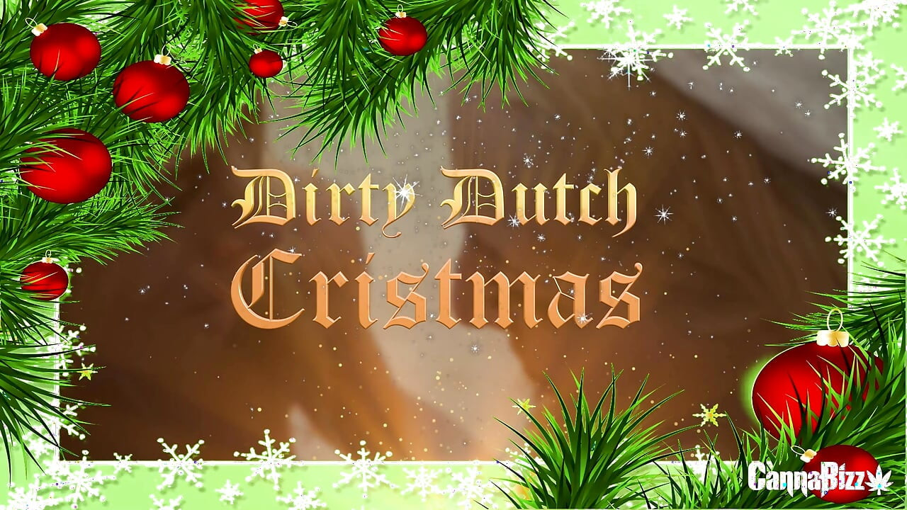 Xmas สาวดัตช์เครื่องรางสูบบุหรี่ 2 สาวผมบลอนด์บนควยใหญ่ผิวดํา