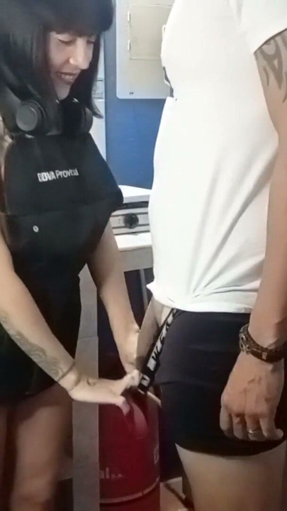Hot spouse waiting for her spouse cooking naked but her stepson arrived first, amazing! | Clip 1