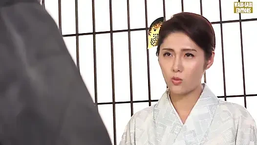 Erotik drama tiyatrosu zarif bir inn fahişesi ile şehvetli bir karşılaşma -sahne.1