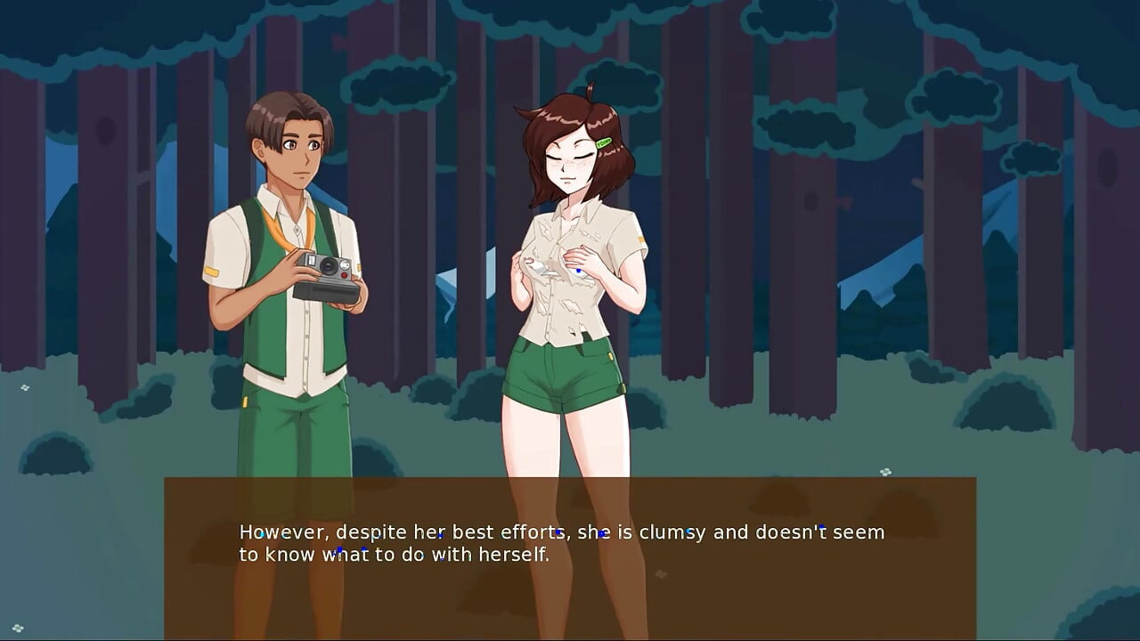 Camp Mourning Wood - Μέρος 4 - Γυμνά Strip από Loveskysanhentai
