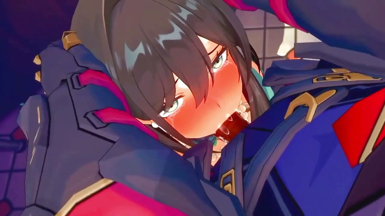 Honkai Star Rail - Ruan Mei prinsă satisfăcându-se cu degetul și futută pe loc - Animații 3D Hentai