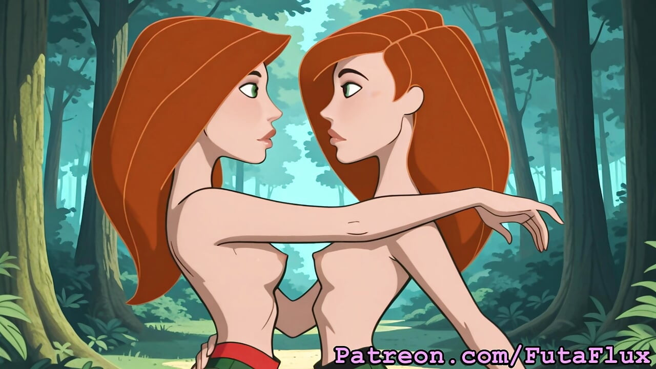 후타나리 Kim 가능한 자위, 사정, 자기 빨기