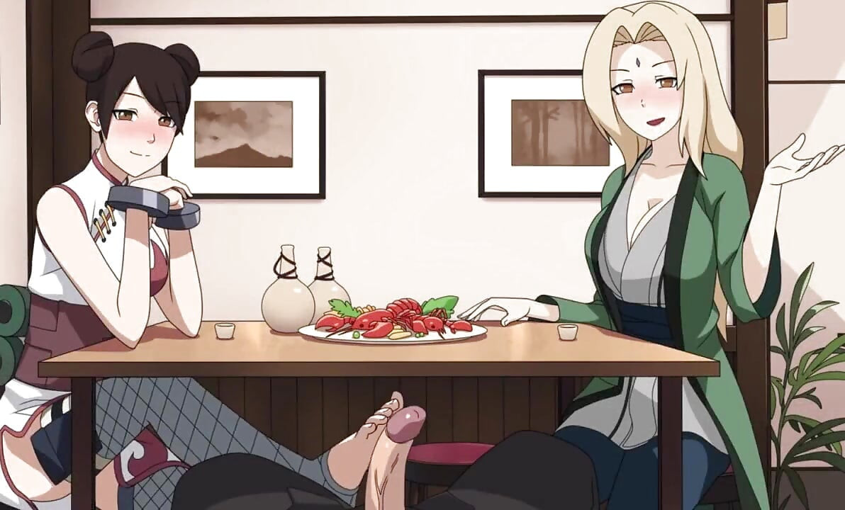 นารูโตะ - เทรนเนอร์ Kunoichi - ตอน 7 - Tenten และ Tsunade ใช้เท้าโดย Loveskysanx