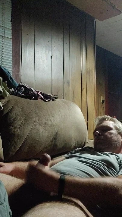 Jerking off with cumshot