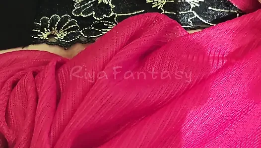 Riya in Saree Part 41 Reverse Cowgirl and Pussy Masturbation