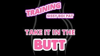 Training sissy-boy pat, es in den hintern zu nehmen