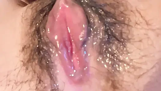 Wet mess pussy close up
