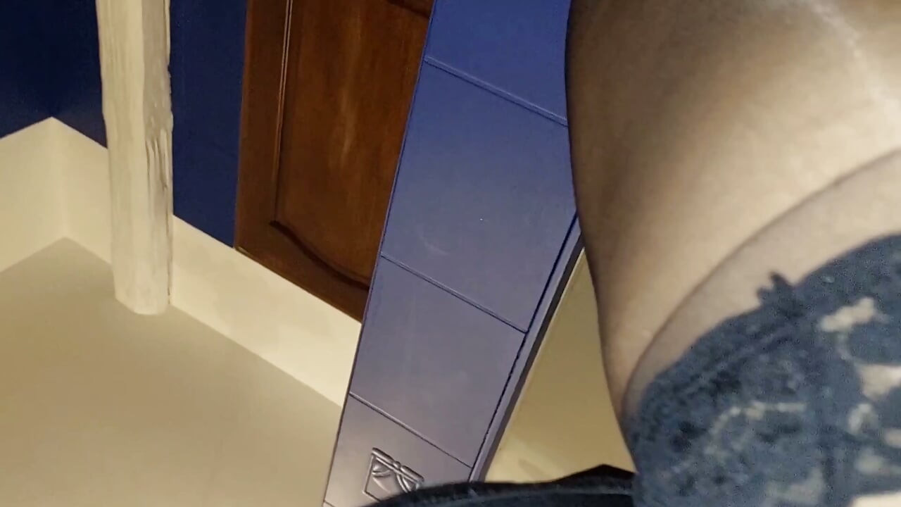 Blonde Mature Wife Enjoys Sex in Stockings