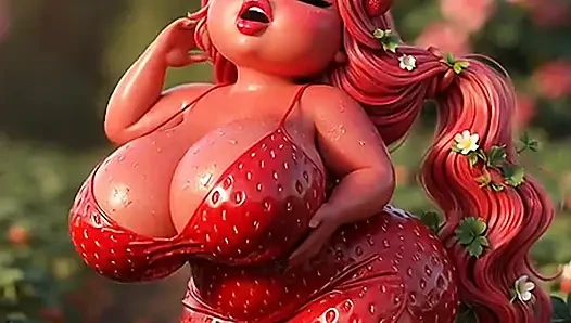 "Tatlı çilekli ama güzel sürtük - edepsizce konuşuyor ve götünü oynatıyor 🍓"