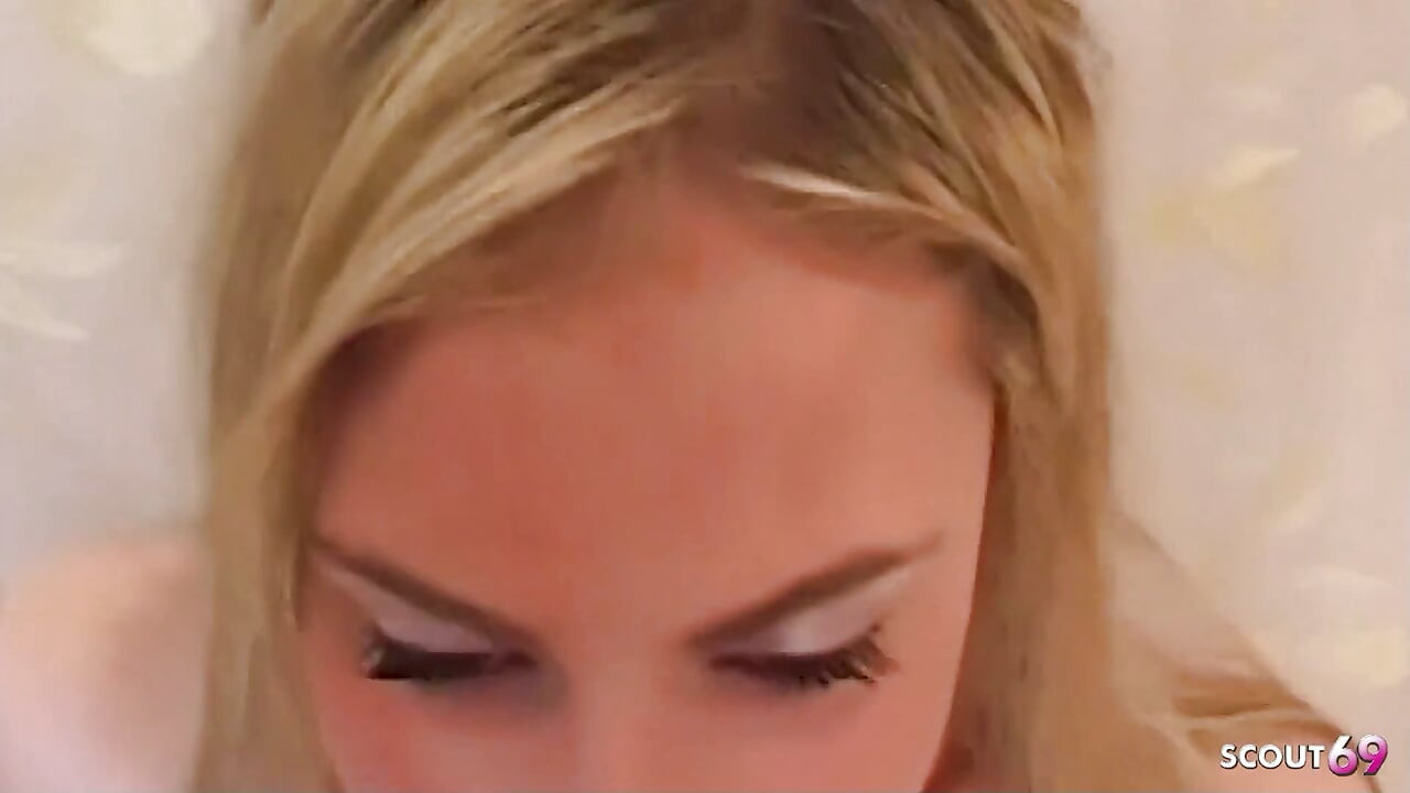 Stepfather Catches Blonde Teen Masturbating and Fucks Her POV