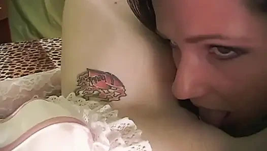 A Lesbian with a Wet Pussies