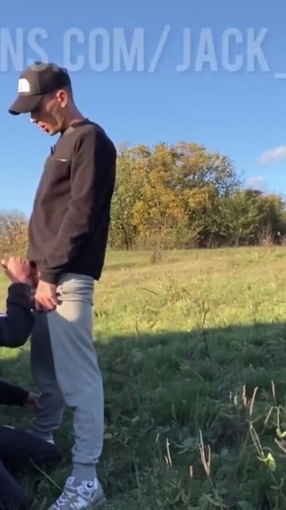 SUCK A DICK A STRAIGHT DUDE OUTDOOR | Clip 3