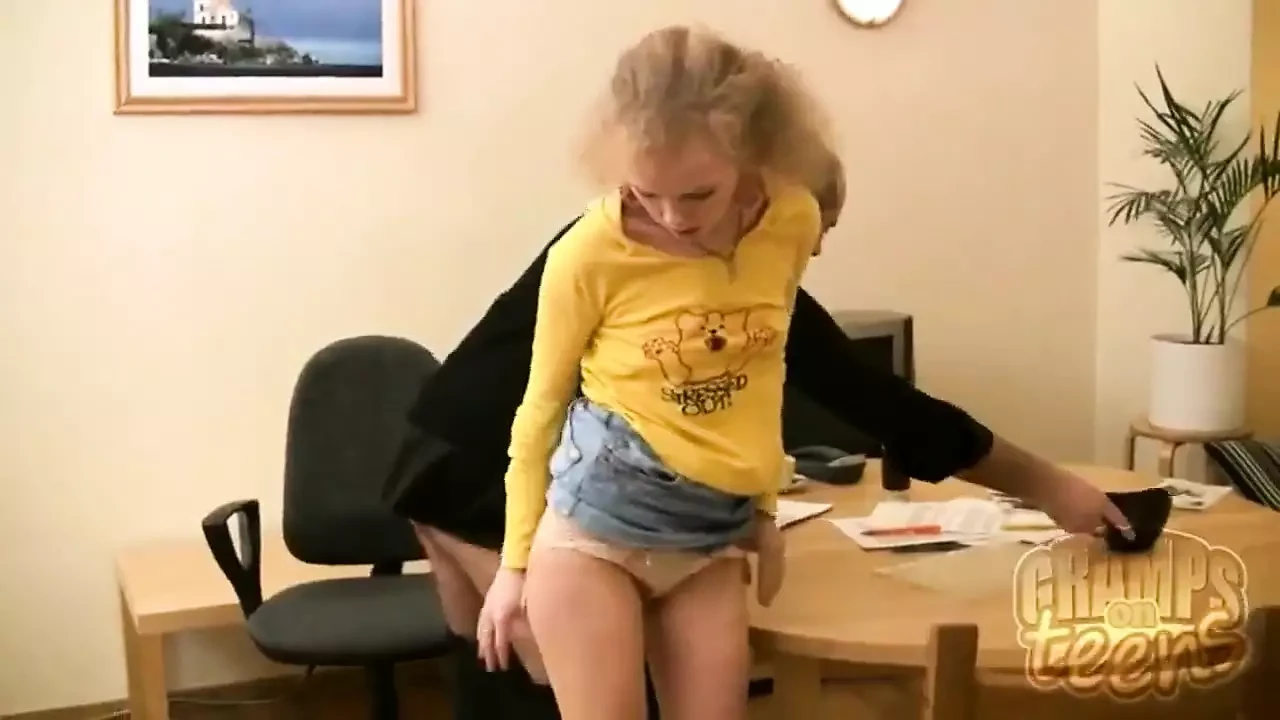 Hippie teen fucks old man