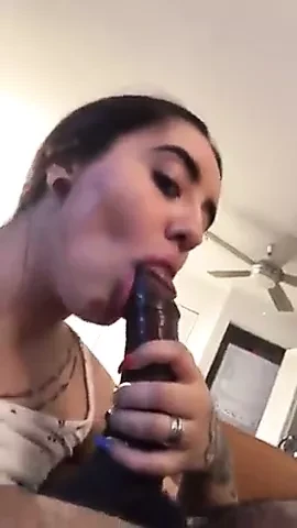 She knows how to use that tongue