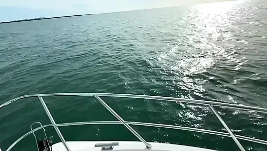 Miami yacht blow bang ve grup seks