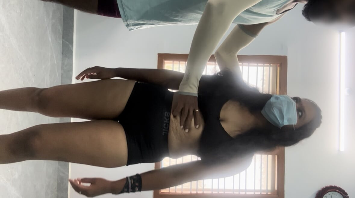 Tamil yoga teac her student then fucking her beautiful pussy
