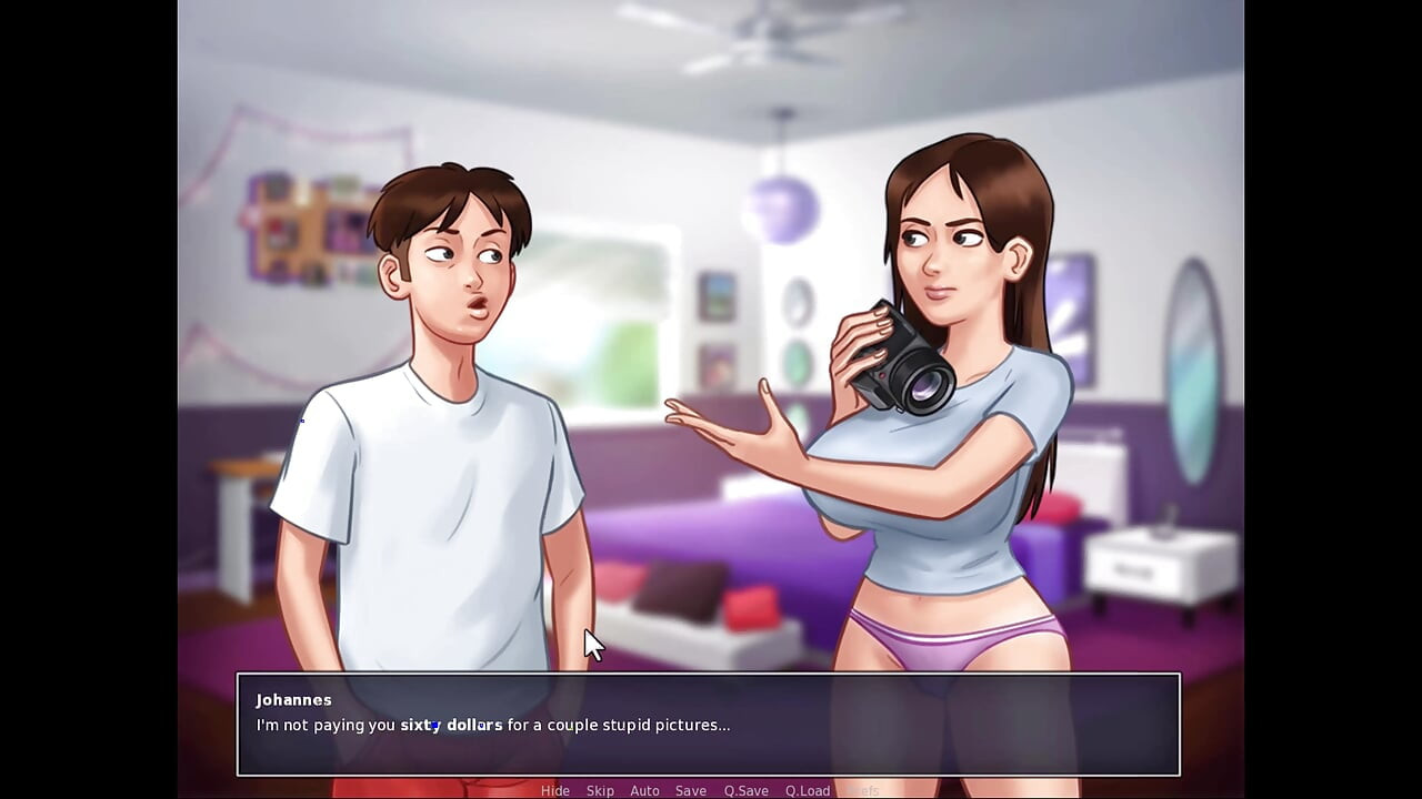 Sumertime Saga - eu tive que pagá-la para ver as fotos tiradas de Jenny