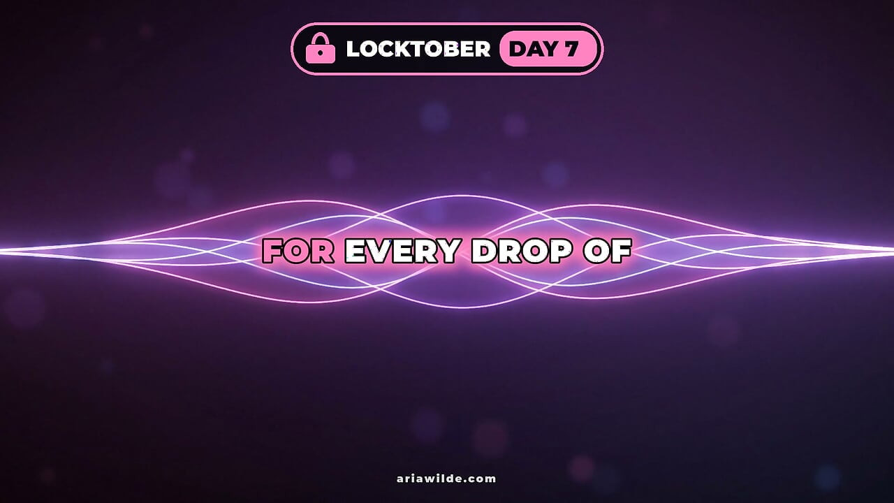 Locktober Day 7 Chastity Cage Locktober Denial Edging