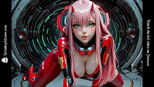 Zero two dientot sama pacarnya di dalam franxx