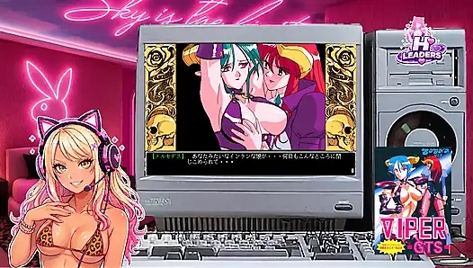 Playing the Hentai game "Viper GTS"