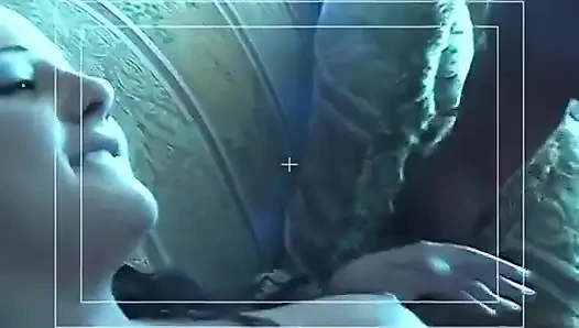 Dua pelacur lapar dan pejantan kontol keras menjadi ceria dengan kamera selama threesome