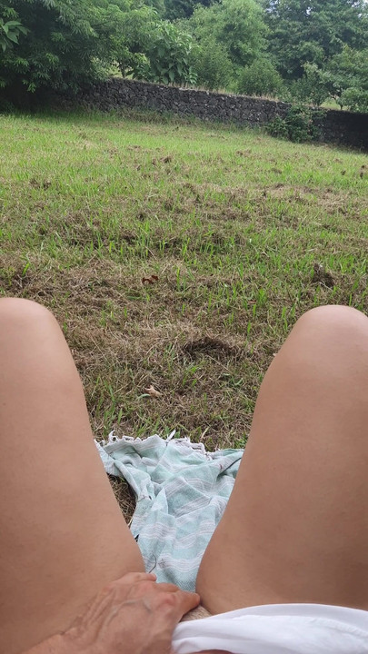 Powerful moment from "Stranger Creeps Up & Starts Paw With Fingering Hard My Hairy Kitty In The Park!"