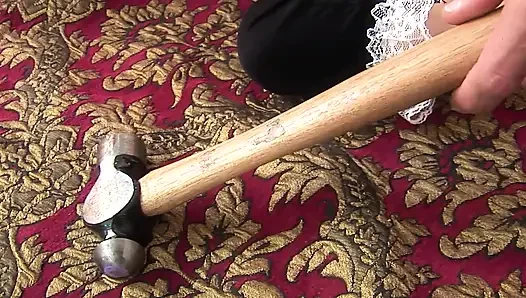 Blonde Maid Bitch Hardly Fucked!