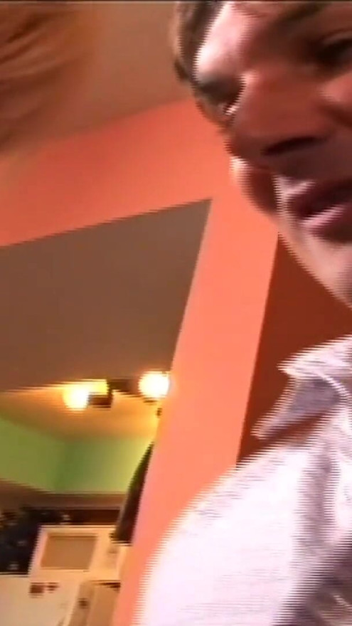 My stepson sticks his hard cock in my mouth and wants to squirt in my face | Clip 1
