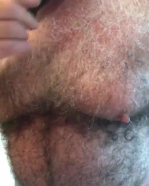 Combing White Hair Chest