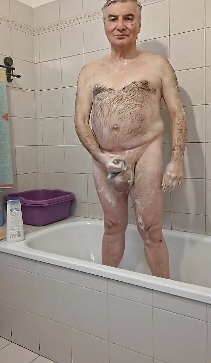 my dick in the shower