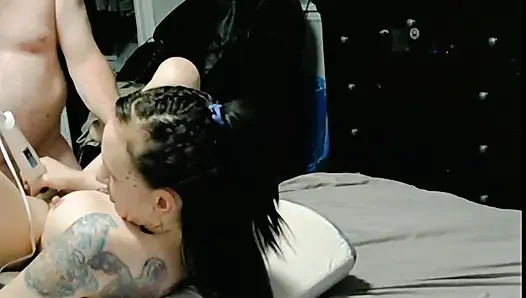 Evli kadın kocasından yarak alıyor