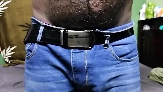 Indian Black big cock boy masterbating and cumming