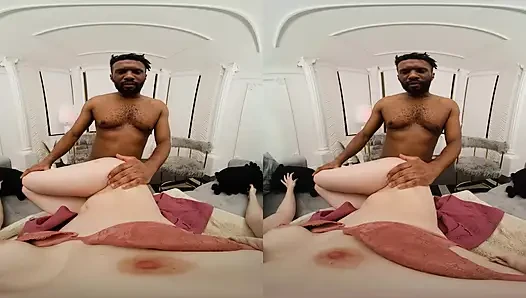 Ich berühre mich vor meinem yogalehrer - in VR