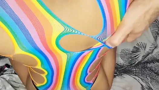 Erster Analsex für diese süße asiatische schlampe.