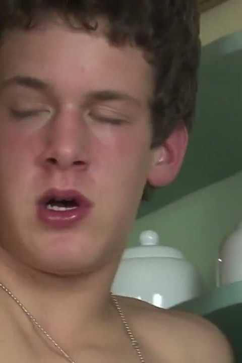 Young gay's fuck with each other in the kitchen