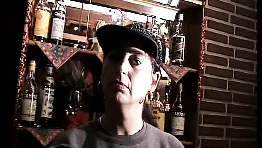 Amatuer German whore fucks her pussy with a big dildo