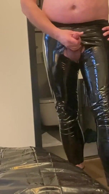 Spectacular moment from "Spanking in Fetish Leggings and High Heels"