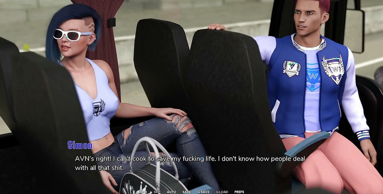 Taboo University - chica emo caliente se traga todo mi jugoso semen en un autobús