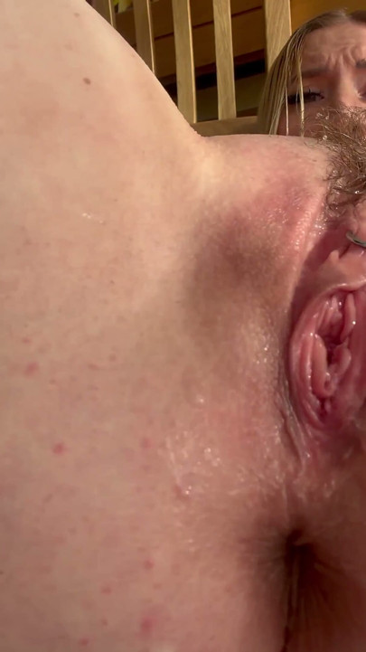 Small Cucumber Masturbation and Anal Play. Multiple Orgasms and Close up for Licking