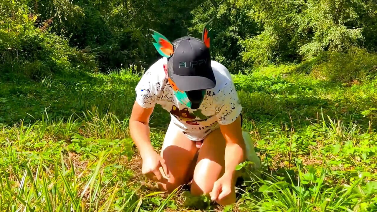 Puppy Loose Asshole Getting Destroyed with Amazing Anal Grip Buttplug